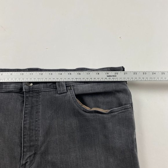 Duluth Trading Co. Double Flex Ballroom Relaxed Jeans Men's 42 x 32 Gray Stretch - Picture 8 of 12
